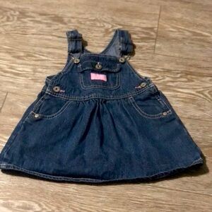 Oshkosh Bgosh Girls Denim Overall Dress